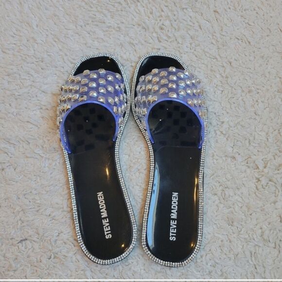 NWOT Steve Madden Jynn Slides New - Picture 3 of 8